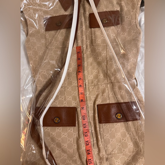 NWT Gucci 100 Romper GG print Size 38. Music is Mine Gucci Seats Reclined. - Picture 9 of 11